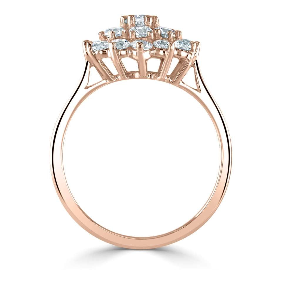 1.66ctw Round Brilliant Cut Lab Grown Diamond Dress Ring, D/E colour / VS clarity