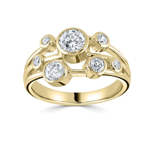 1.50ctw Round Brilliant Cut Lab Grown Diamond Dress Ring, D/E colour / VS clarity