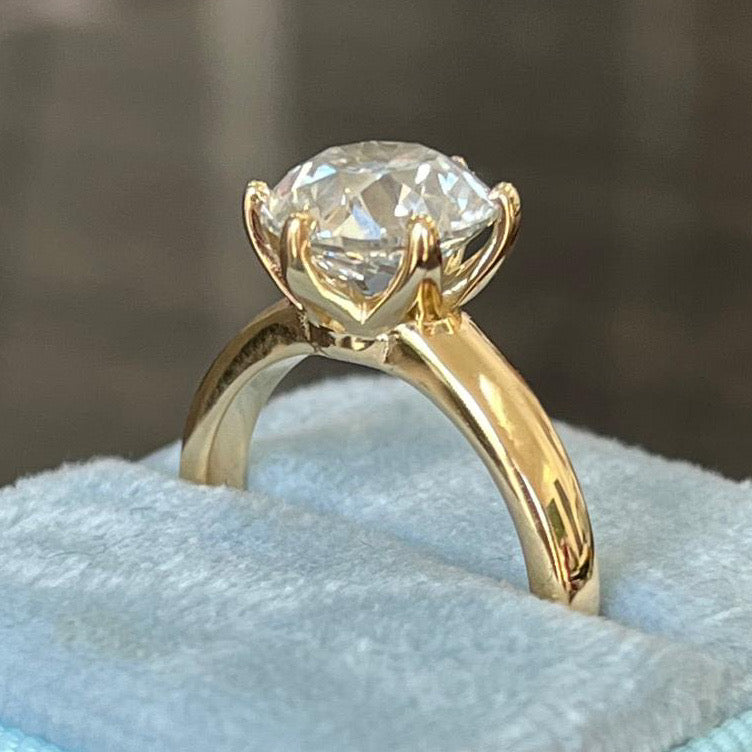 Heritage 2.50ct + Old Cut Lab Grown Diamond Solitaire Engagement Ring, at least F colour / VS clarity